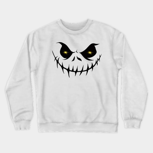 Evil smiling face Birthday Gift Smile Crewneck Sweatshirt by GBDesigner